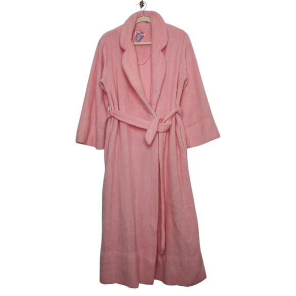 Vintage 60s Evelyn Pearson Robe Pink Regal Medium Fairy Whimsy Art - Picture 1 of 7
